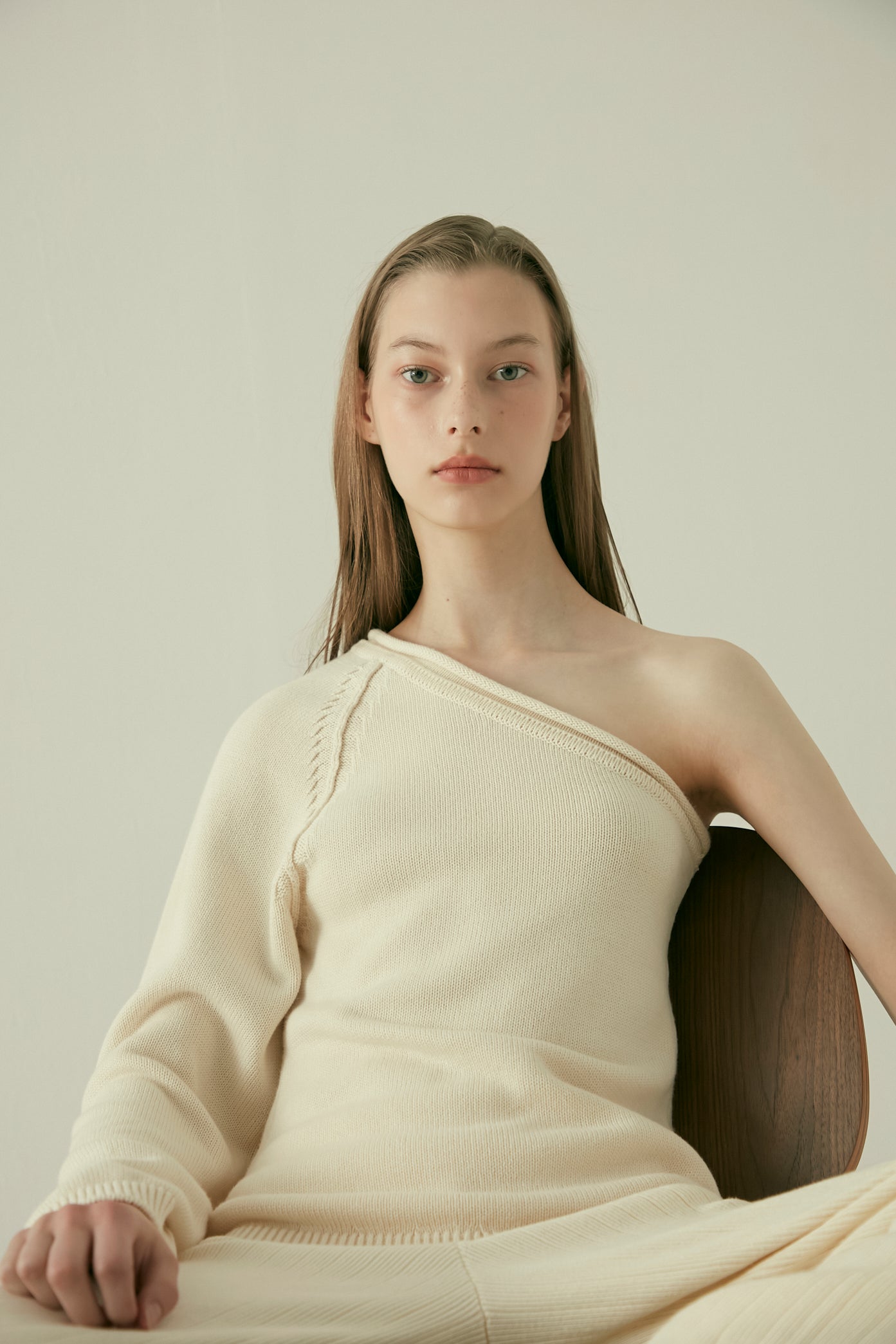 June One Shoulder Top in Cotton (Black)
