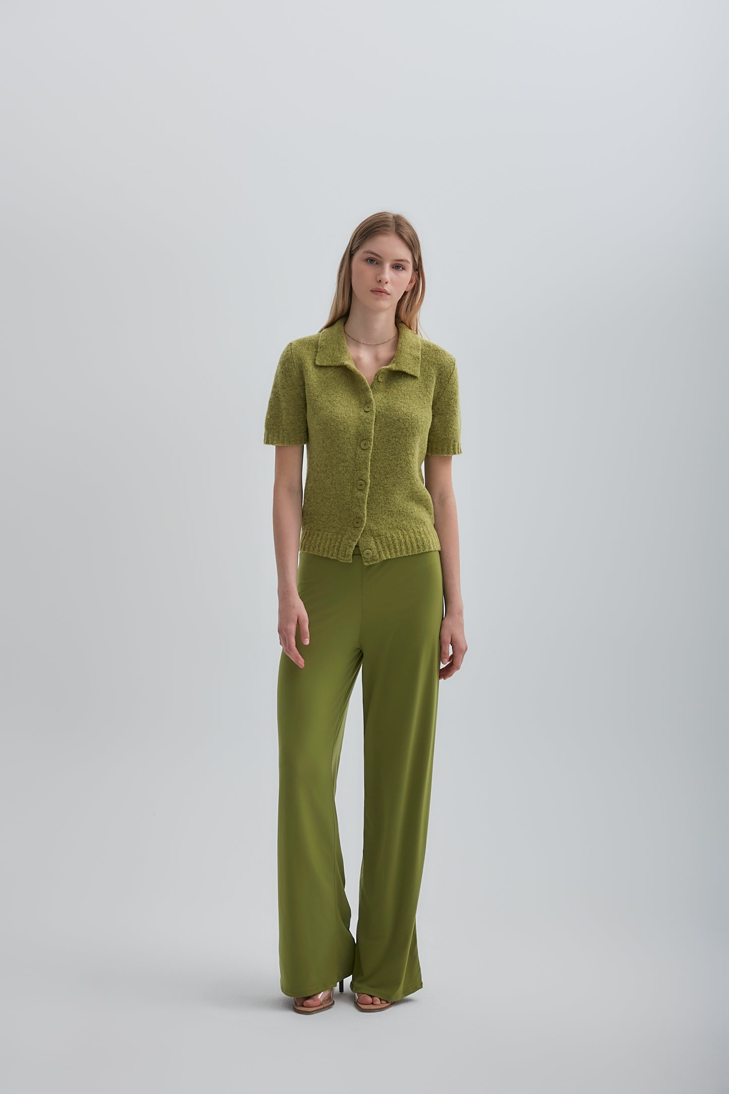 Amelia Cardigan (Moss Green)